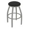 Holland Bar Stool Co 30" Swivel Bar Stool, Nickel Finish, Graph Coal Seat X802 - alternate 1